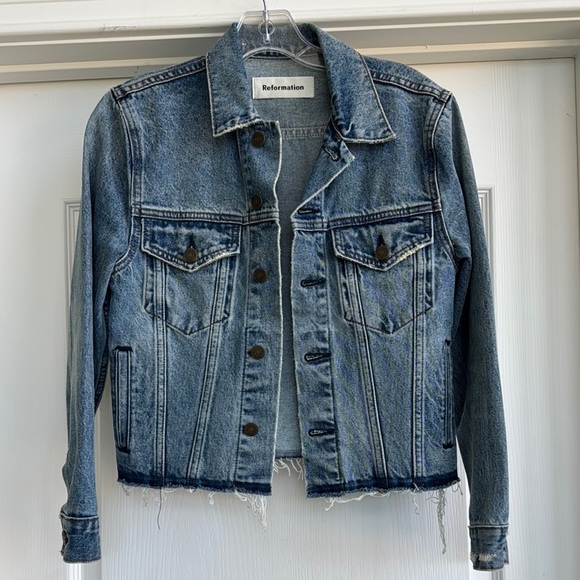 Reformation Jackets & Blazers - Reformation Blue Denim Jacket